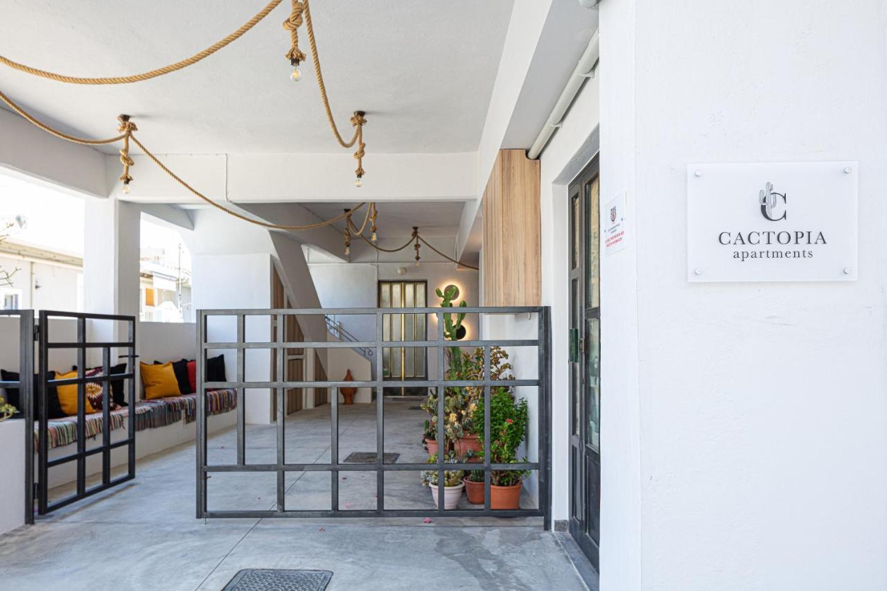 Cactopia Apartments- Hoya-Aeonium Rethymno  Ngoại thất bức ảnh